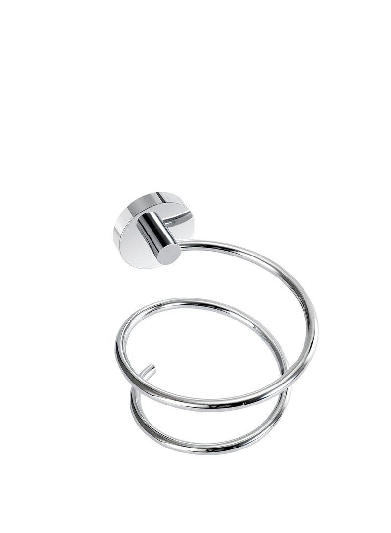 SYOSI حامل مجفف الشعر رف مجفف الشعر مثبت على الحائط رف من الفولاذ المقاوم للصدأ للتخزين على جدران الحمام (نمط عادي) - Image 1