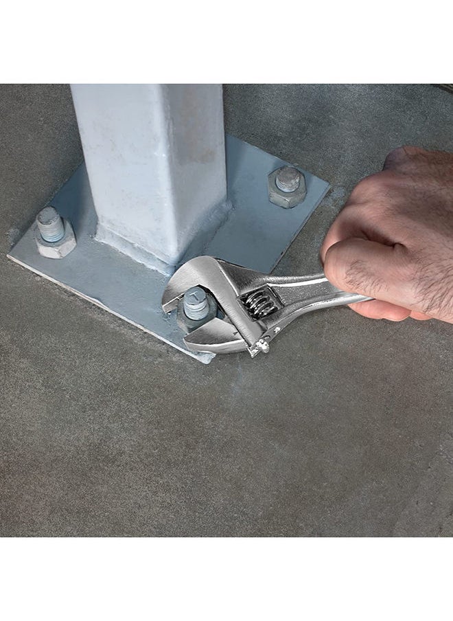 VTOOLS 8 Inch Cabon Steel Adjustable Wrench  - Image 4
