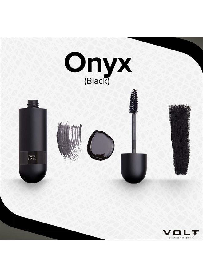 VOLT Grooming Instant Beard Color ECO 2 Pack Refill - Smudge and Water Resistant Quick Drying Brush on Color for Beards, Mustaches, and Eyebrows, Onyx (Black) - Image 4