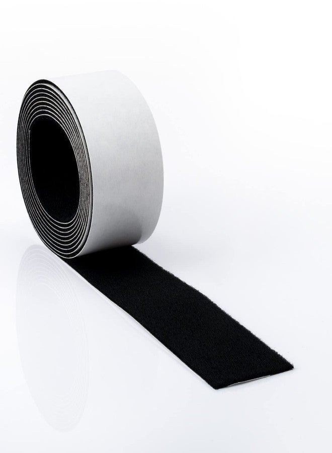 FOSHIO Micro Fiber Felt for Squeegee Edge Wrapping 2 Meters Length - Black Felt to Cover The Edges of Hard Card Squeegees - Image 1