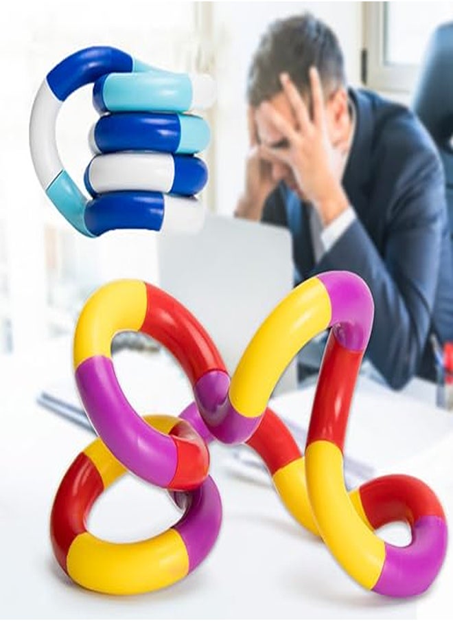 Generic Pack of 5 Twister Fidget Toys – Tangle Sensory Toys for Autism & ADHD  - Image 2