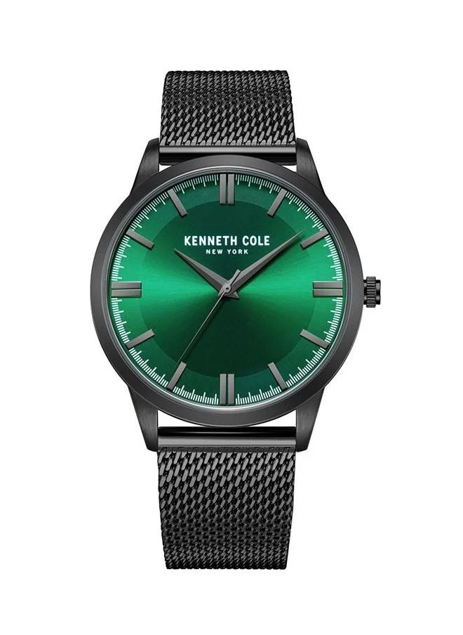 Kenneth Cole New York Men's 43mm Anti-Glare Dial Watch with Gunmetal Stainless Steel Bracelet