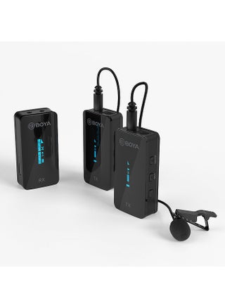 BY-XM6-S2 2.4G Wireless Microphone System(2 Transmitters & 1 Receiver) Dual Channel Lapel Clip-on Microphone 100M Transmission Range - pzsku/Z7377AEC1CF2E6A26FF63Z/45/_/1715659218/89cf6dd7-5766-4615-97a4-4038612867d9