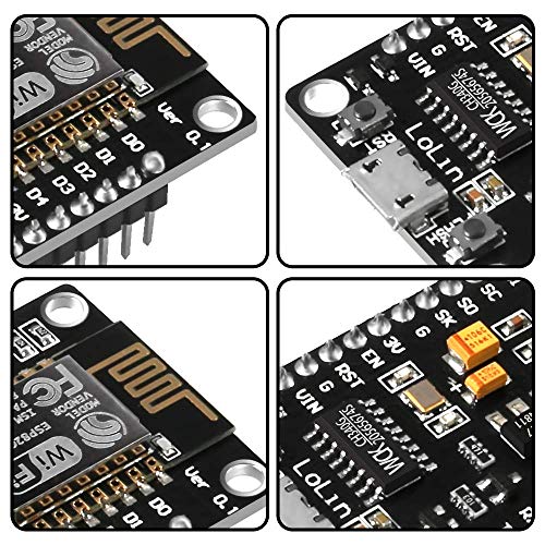 AiTrip 6 قطع ESP8266 NodeMCU LUA CH340 ESP-12E لوحة تطوير واي فاي إنترنت 4M فلاش وحدة لاسلكية تسلسلية لـ Arduino IDE/Micropython إصدار جديد - Image 5