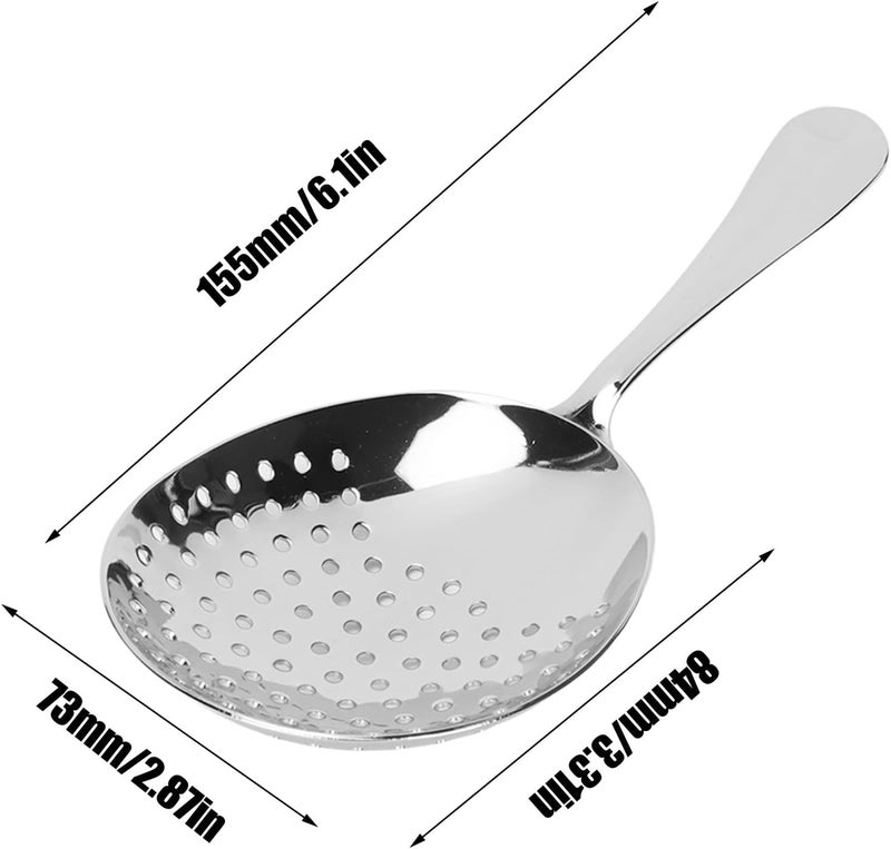 Daily universal pick Yosoo Stainless Steel Julep Strainer Slotted Spoon Bar Spoon Skimmer with Ergonomic Handle for Cocktails Cooking Desserts Ice Cream (Mirror Light) Globally popular elegant design Assorted natural tone picks Practical experience crafted Field tested quality Heat insulation layer Multi-purpose Flexible usage build Wear resistant All governorates deliver Precision polished solid material KSA stocked goods Ventilated design All-season available stock Varied global sizing picks Rack sorted local inventory Multi-market varied design options Various fittings All-scene tailored quality Advanced minimal build Global production standard crafted All-round applied quality Elegant practical design Easy transit optimized build Light precision processed material - Image 4