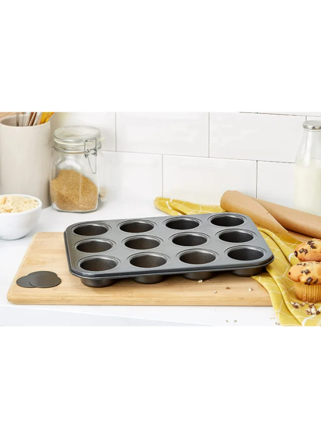 MASTERCLASS MasterClass Non-Stick Twelve Hole Mini Sandwich Tin