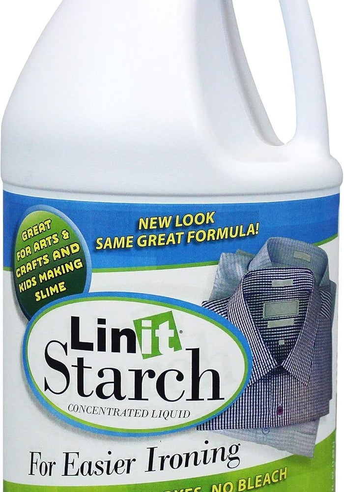Malco Linit Starch Crisp Classic Finish - 64 oz Liquid Starch for Easy Ironing - Image 1