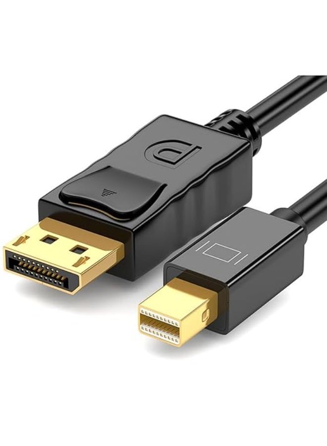 Mini DisplayPort to DisplayPort Cable - 4K Ready & High-Speed Video Adapter Cable - Strong & Durable for Daily Use - Image 1