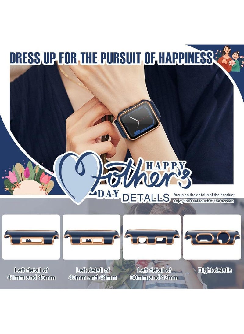 Y&D 2Piece Suitable For AppleWatch1/2/3 38mm universal Watch Tempered Film Integrated Protective Case - Image 3