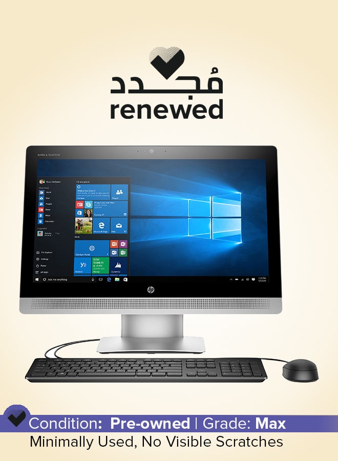 HP مجدد - كمبيوتر مكتبي شامل EliteOne 800 G2 AIO مع شاشة HD بحجم 23 بوصة، معالج Intel Core i5/الجيل السادس/ذاكرة RAM سعة 8 جيجابايت/قرص SSD سعة 256 جيجابايت مع غرفة CD - Image 1