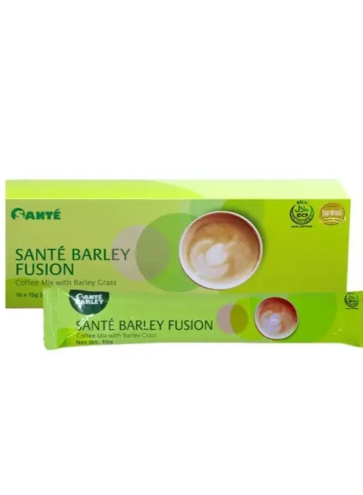 سانتيه مزيج قهوة سانتي بارلي فيوجن مع عشبة الشعير 10 × 15 جم