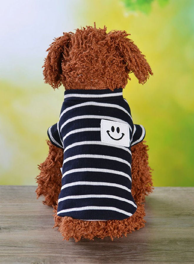 NIBEMINENT Striped Vest T-Shirt Blue/White 25x25x5cm - Image 1