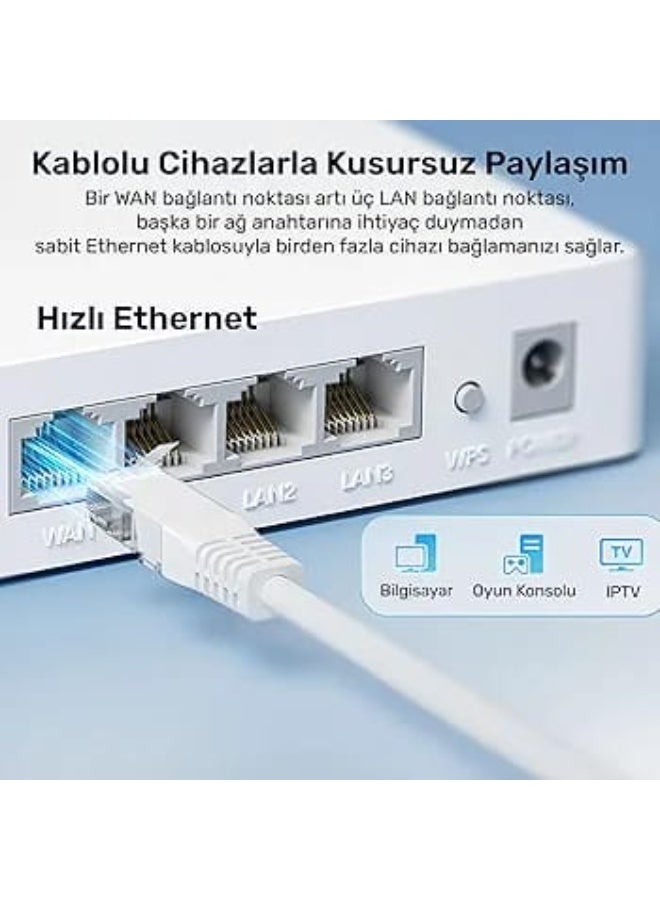 Cudy WR300 300 Mbps Multi-Mode Wi-Fi Router – 5-in-1 Wireless Router with Built-in VPN Client, Up to 100 Mbps Internet Support - Image 4