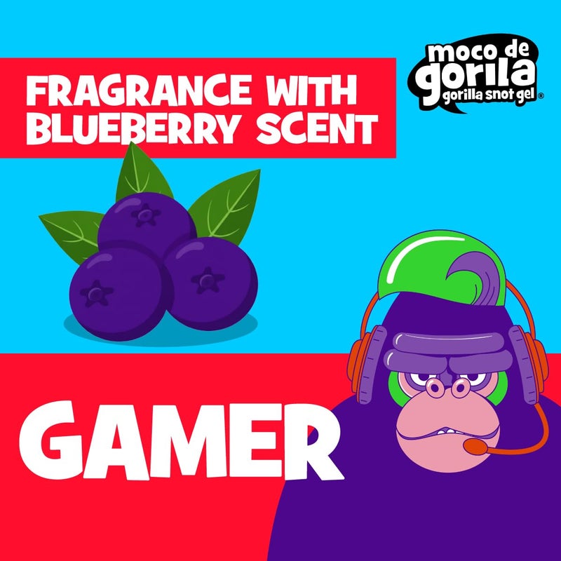 Moco de Gorila Gamer, Hair Styling Gel, Long-Lasting Hold, Reactivatable with Water, 3-Pack of 11.92 Oz Each, 3 Squeezable Bottles. - Image 3