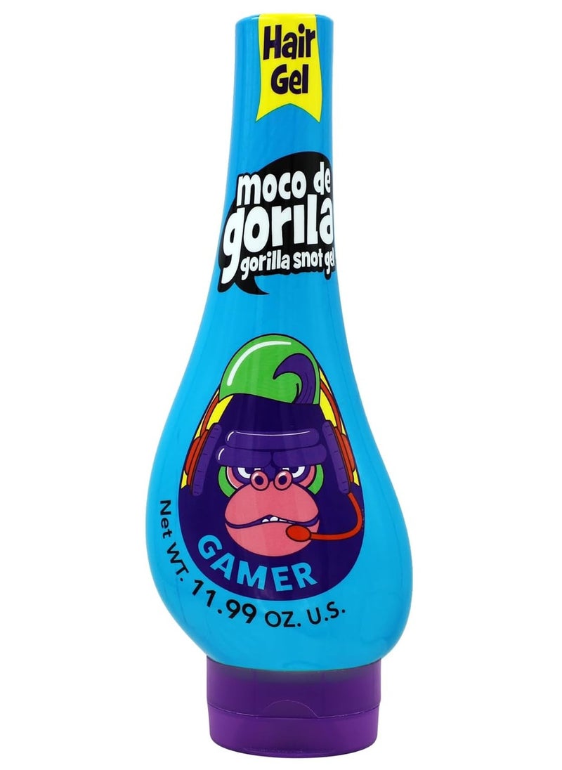 Moco de Gorila - Moco de Gorila Gamer, Hair Styling Gel, Long-Lasting Hold, Reactivatable with Water, 3-Pack of 11.92 Oz Each, 3 Squeezable Bottles. - Image 1