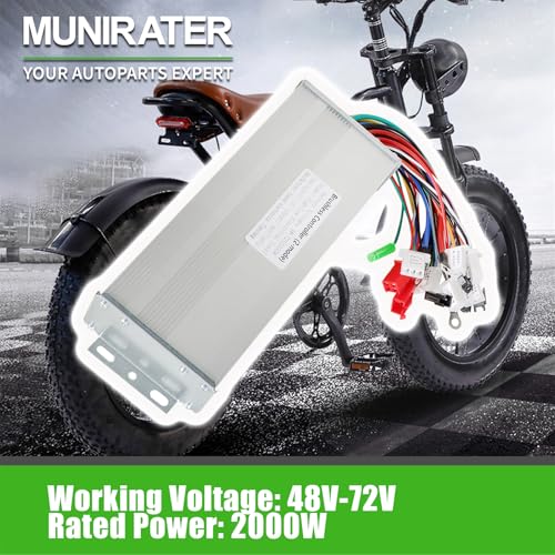 munirater 48-72V 2000W Brushless Speed Motor Controller Replacement for Electric Bike - Image 5