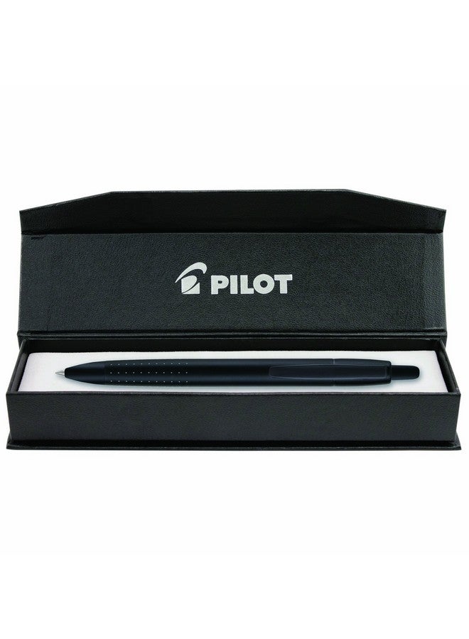 PILOT قلم حبر جاف قابل للسحب من مجموعة Axiom بلون أسود غير لامع وحبر أزرق متوسط النقطة (71414) - Image 5