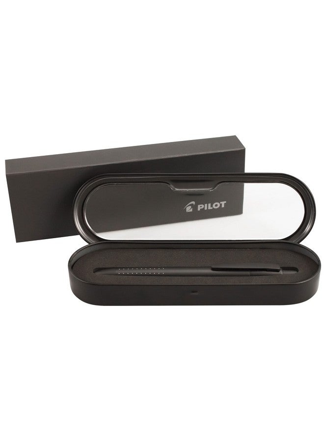 PILOT قلم حبر جاف قابل للسحب من مجموعة Axiom بلون أسود غير لامع وحبر أزرق متوسط النقطة (71414) - Image 1