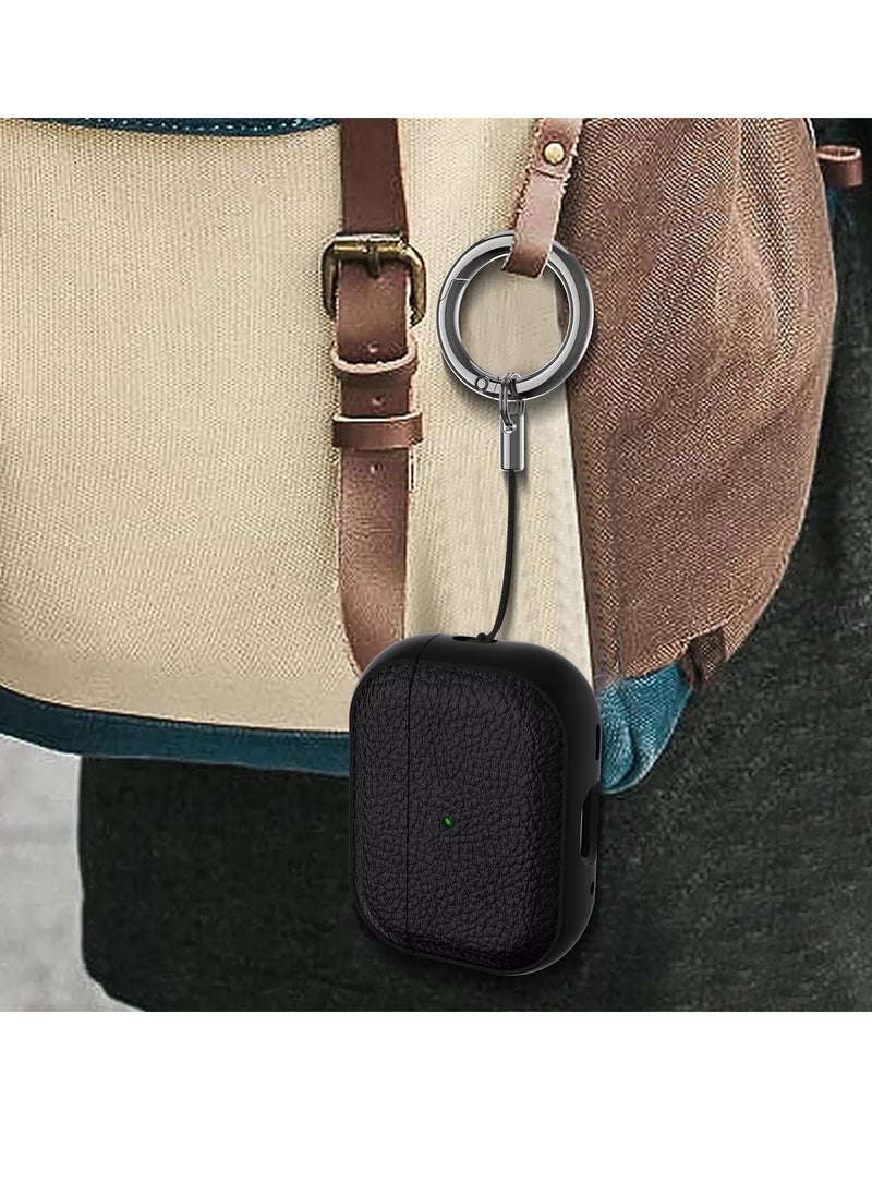 Generic - AirPods 4th Generation Case, Compatible with AirPods 4 Gen (2024) (USB-C), Compatible with MagSafe, Drop Protection Cover with Lanyard, Orbit Hybrid Case, Black - Image 1