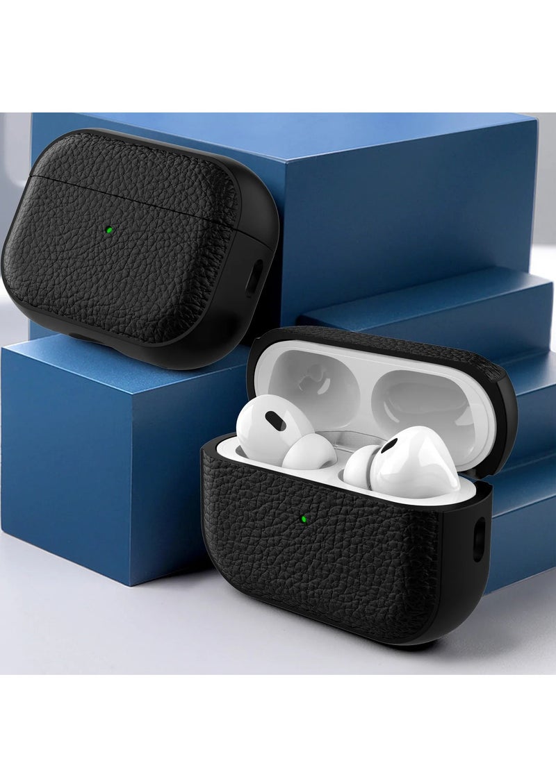 Generic - AirPods 4th Generation Case, Compatible with AirPods 4 Gen (2024) (USB-C), Compatible with MagSafe, Drop Protection Cover with Lanyard, Orbit Hybrid Case, Black - Image 1