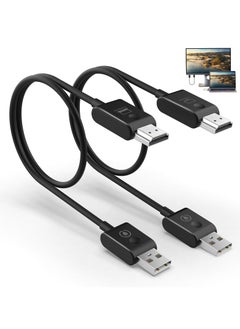 Wireless HDMI Transmitter and Receiver, 1080P HD HDMI Sender and 4K Extender, 50M/165FT 5G Wireless Video Projection for Monitor, PC, TV, Video Camera, Projector