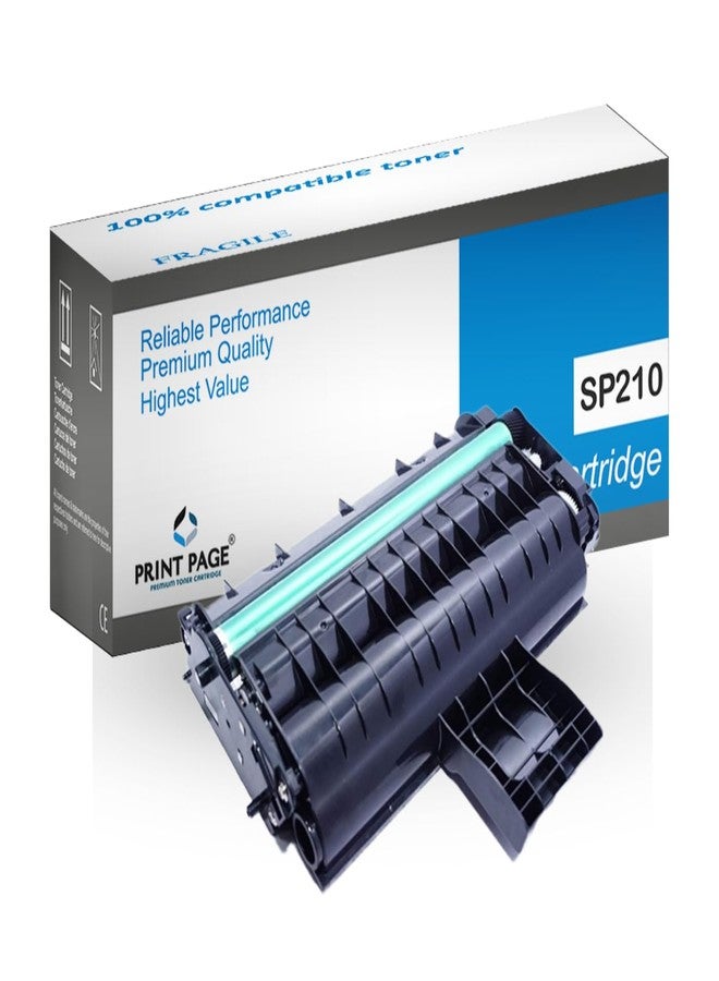 Print Page SP 210 Toner Cartridge Compatible for Printers SP-200, 200N, 200S, 200SU, 202SN, 203SFN, 203SF, 210, 210SU, 210SF, 212Nw, 212SNw, 212SFNw (1 pcs) - Image 1