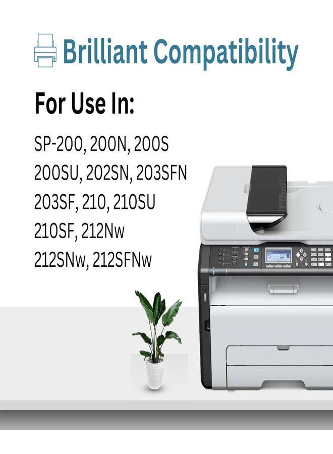 Print Page SP 210 Toner Cartridge Compatible for Printers SP-200, 200N, 200S, 200SU, 202SN, 203SFN, 203SF, 210, 210SU, 210SF, 212Nw, 212SNw, 212SFNw (1 pcs) - Image 2