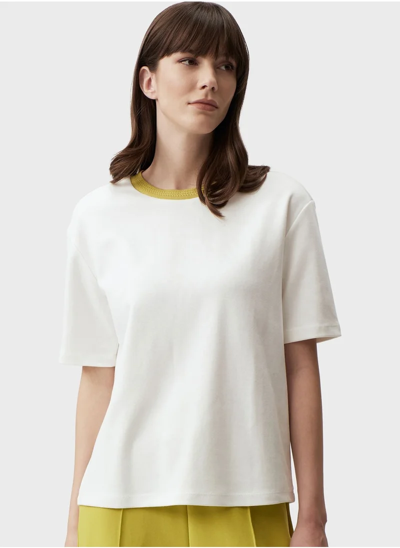 جيمي كي Crew Neck T-Shirt