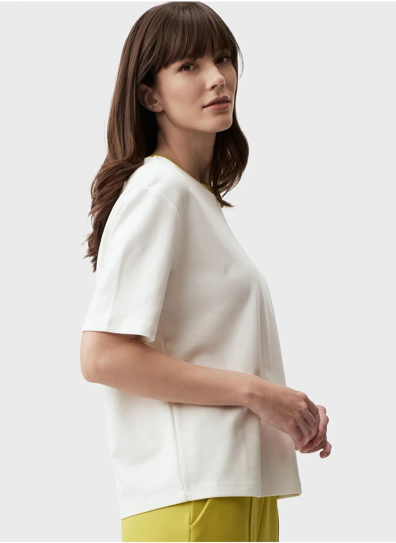 جيمي كي Crew Neck T-Shirt