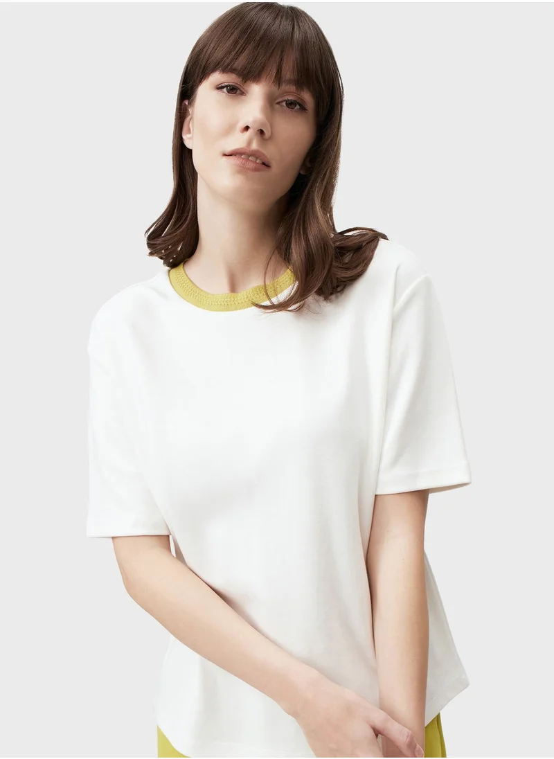 جيمي كي Crew Neck T-Shirt