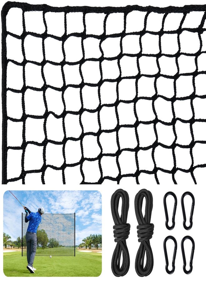 Visupor Nylon Golf Net 10/15/20/25/30/40/50ft,Golf Practice Net with Rope and Carabiners,Durable Golf Hitting Net,Weatherproof Golf Netting,Practice Barrier Nets for Golf, Baseball, Hockey, Soccer - Image 1