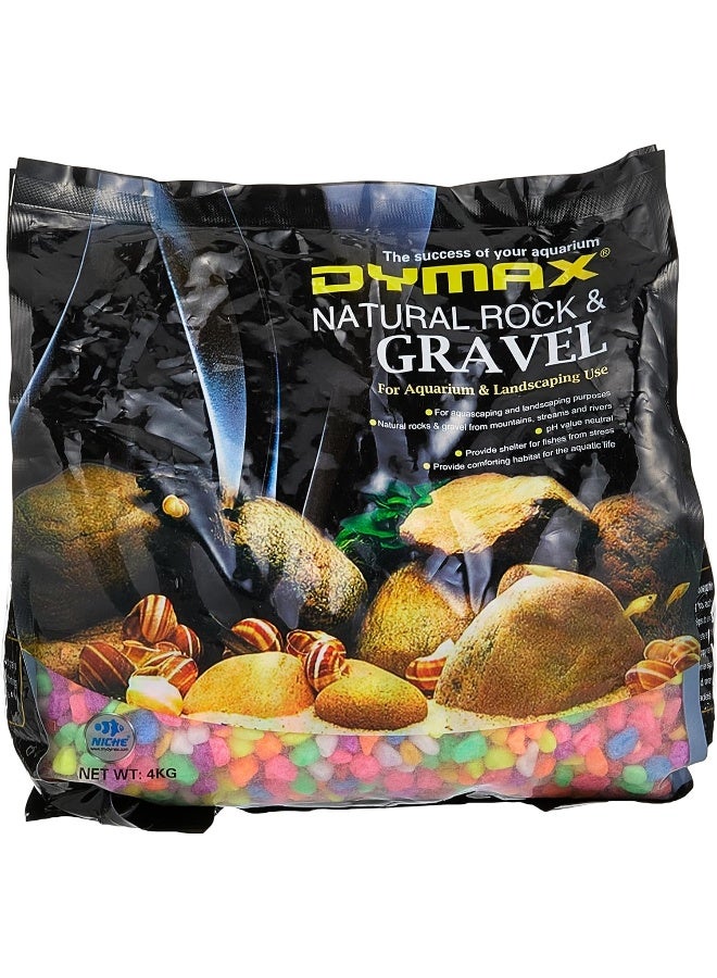 Dymax Aquarium Substrate Stones, Multi-Colour, 4 kg - Image 1