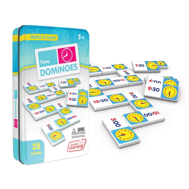 Junior Learning JL486 Time Dominoes Small - Image 1