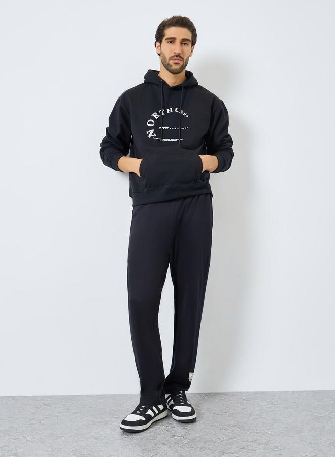 Styli Eco Earth Relaxed Fit Puff Print Fleece Hoodie - Image 2