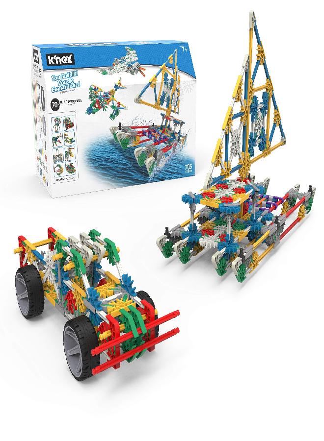 K'NEX 70 Model Building Set - 705 Pieces - Ages 7+ Engineering Education Toy (Amazon Exclusive) - Image 4