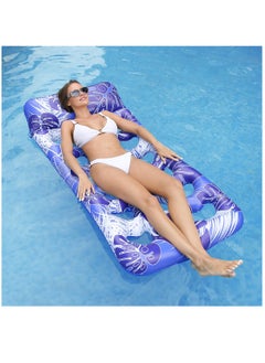 Excefore 1 Pack Oversized Inflatable Pool Raft and Floats for Adults with Headrest for Swimming Pool Loungers for Lake, Beach, and Pool Party Floats  - Image 1