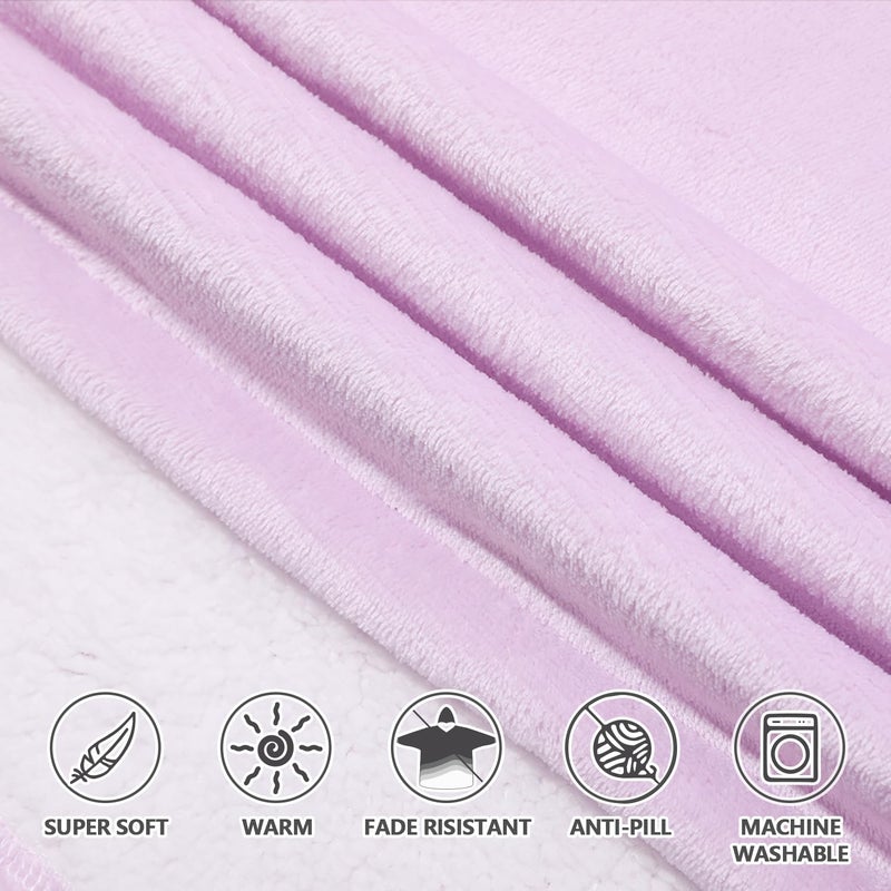 Krifey Wearable Blanket Hoodie, Oversized Sherpa Fleece Sweatshirt with Giant Pocket, Birthday Gifts for Women, Mom, Sister, Whisper Lavender - Image 5