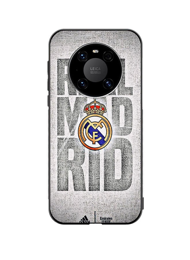 VR CREATIVE Protective Case Cover For Huawei Mate 40 Real Madrid Logo Design Multicolour - Image 1