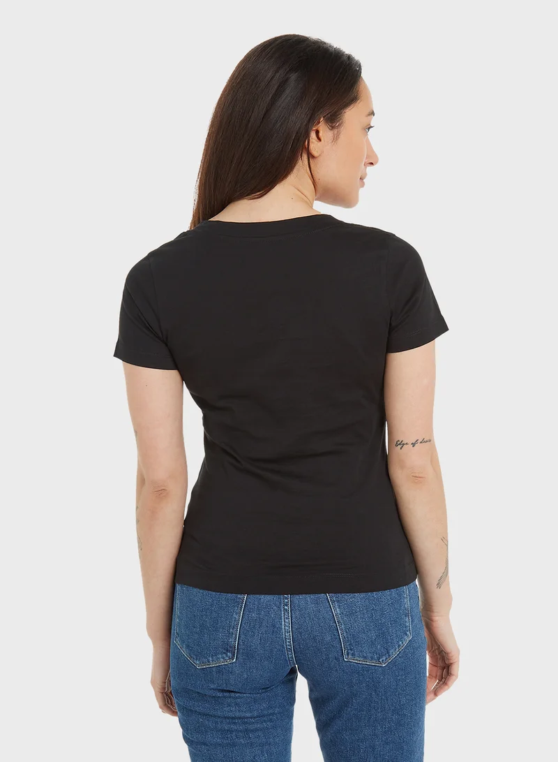 كالفن كلاين جينز 2-Pack Monologo V-Neck Tee