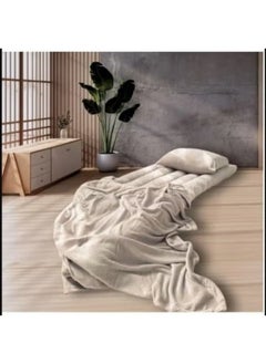 SMART HOME 4 in 1 guest package consists of a mattress, a light blanket, a pillow and an elegant bag. A soft velvet package made of high-quality materials, a single-person natural cotton mattress measuring 180*90*15cm.  - Image 1