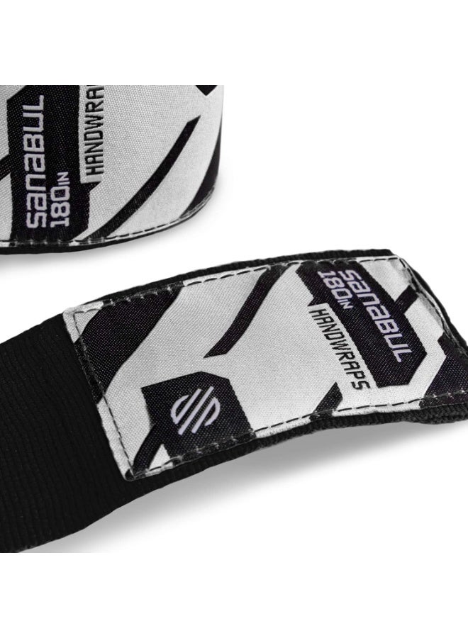 Sanabul  Elastic Professional 180 Inch Hand Wraps – Boxing, Kickboxing, Muay Thai & MMA, Black - Image 5
