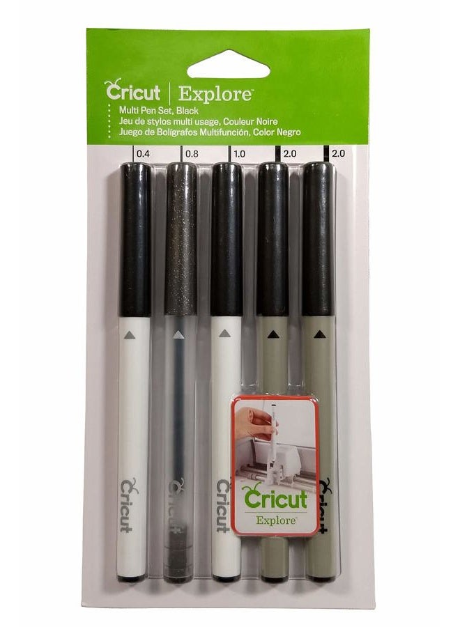 Cricut Explore Multi Pen Set, Black - Image 1