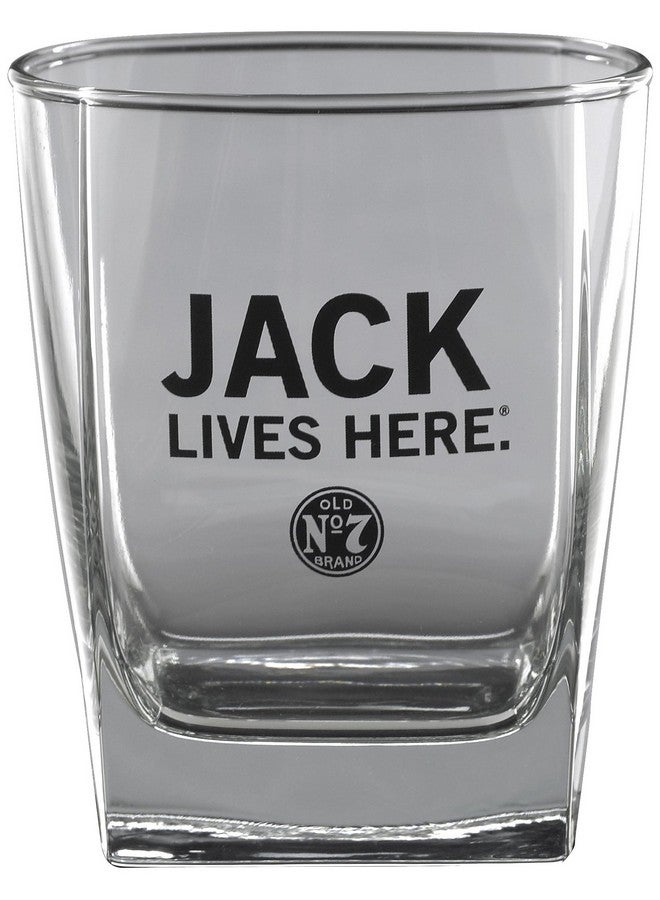 Jack Daniel's Licensed Barware Jack Lives Here Double Old Fashioned Glass