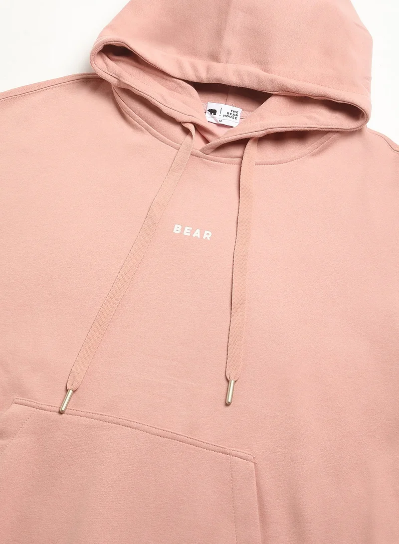 THE BEAR HOUSE Men's Hoodie Casual Pullover Sweatshirt with Kangaroo Pocket and Adjustable Hood Soft Warm and Stylish for Winter Travel and Everyday Wear