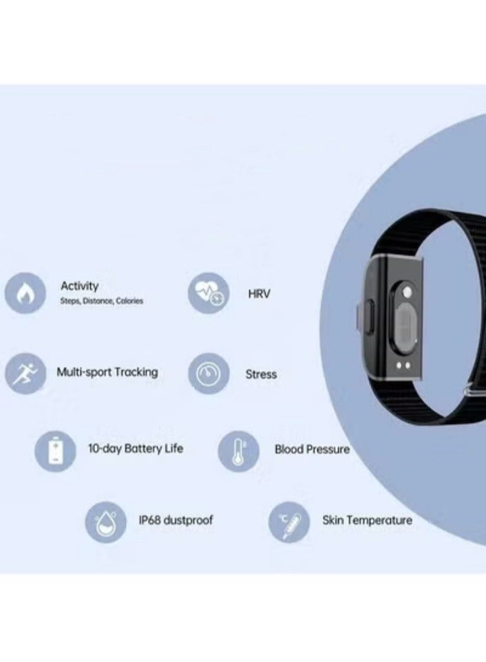 Jstyle 2208A Smart Bracelet Heart Rate Sport Fitness Tracker Men Women Electronic Bracelet  (Black)  - Image 2