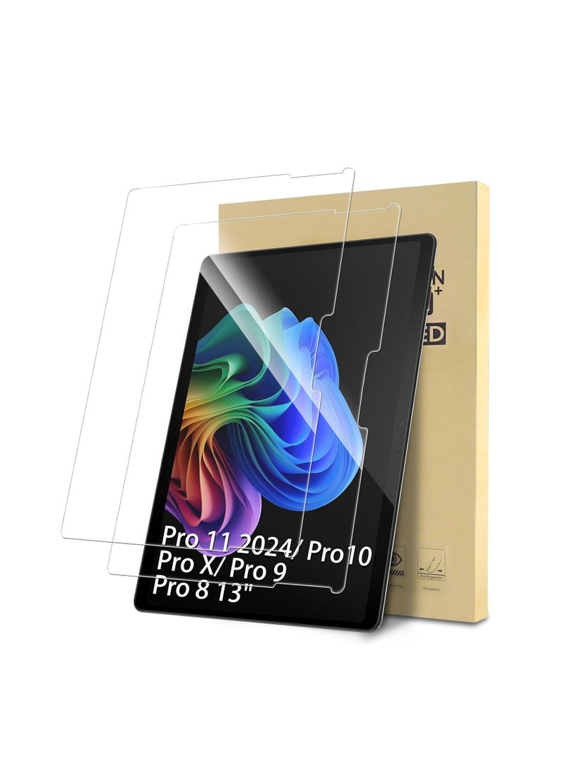 2-Pack Screen Protector Compatible with Microsoft Surface Pro 11 2024/ Pro 10/ Pro X/Pro 9/ Pro 8 13", Tempered Glass Clear Film, Anti-Scratch, 9H Hardness, Easy Installation - Image 1