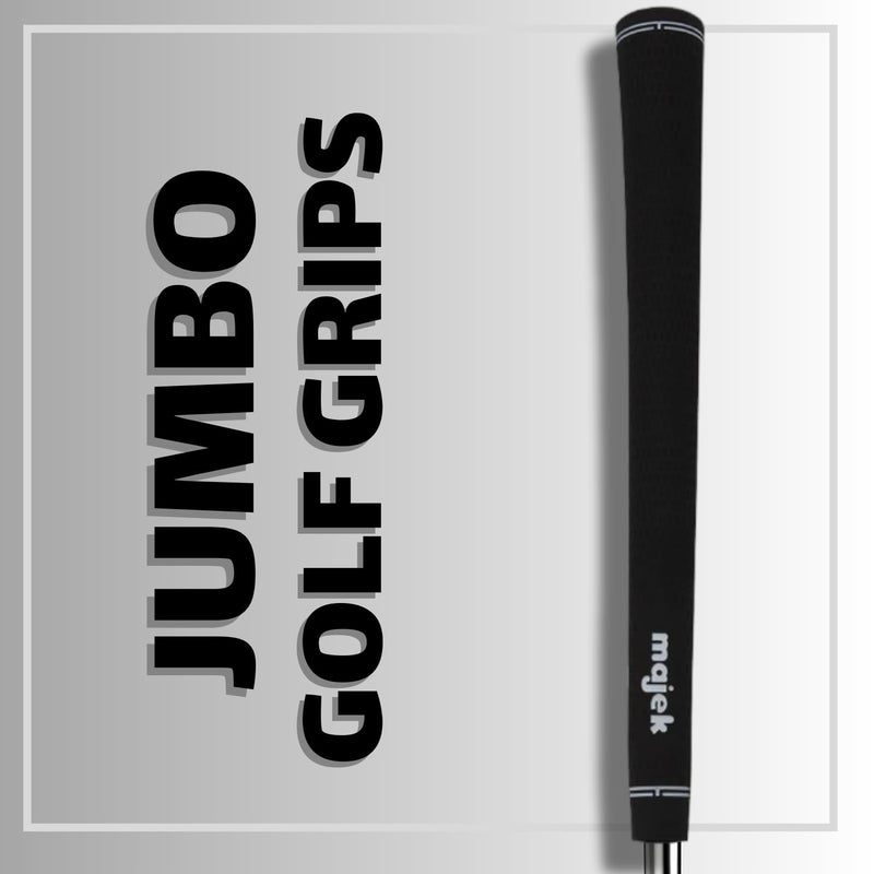 Majek Grips 13 Piece Senior Men's Majek Jumbo OverSize Tour Pro Velvet Golf Grips +1/8" Thicker than standard Perfect for Large Hands or Arthritic Fingers - Image 4