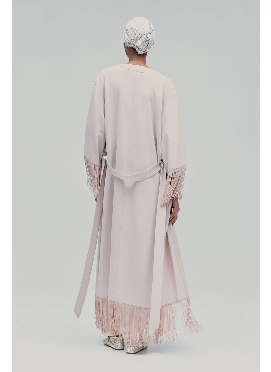 اتش اند ام Fringe-Trimmed Kaftan