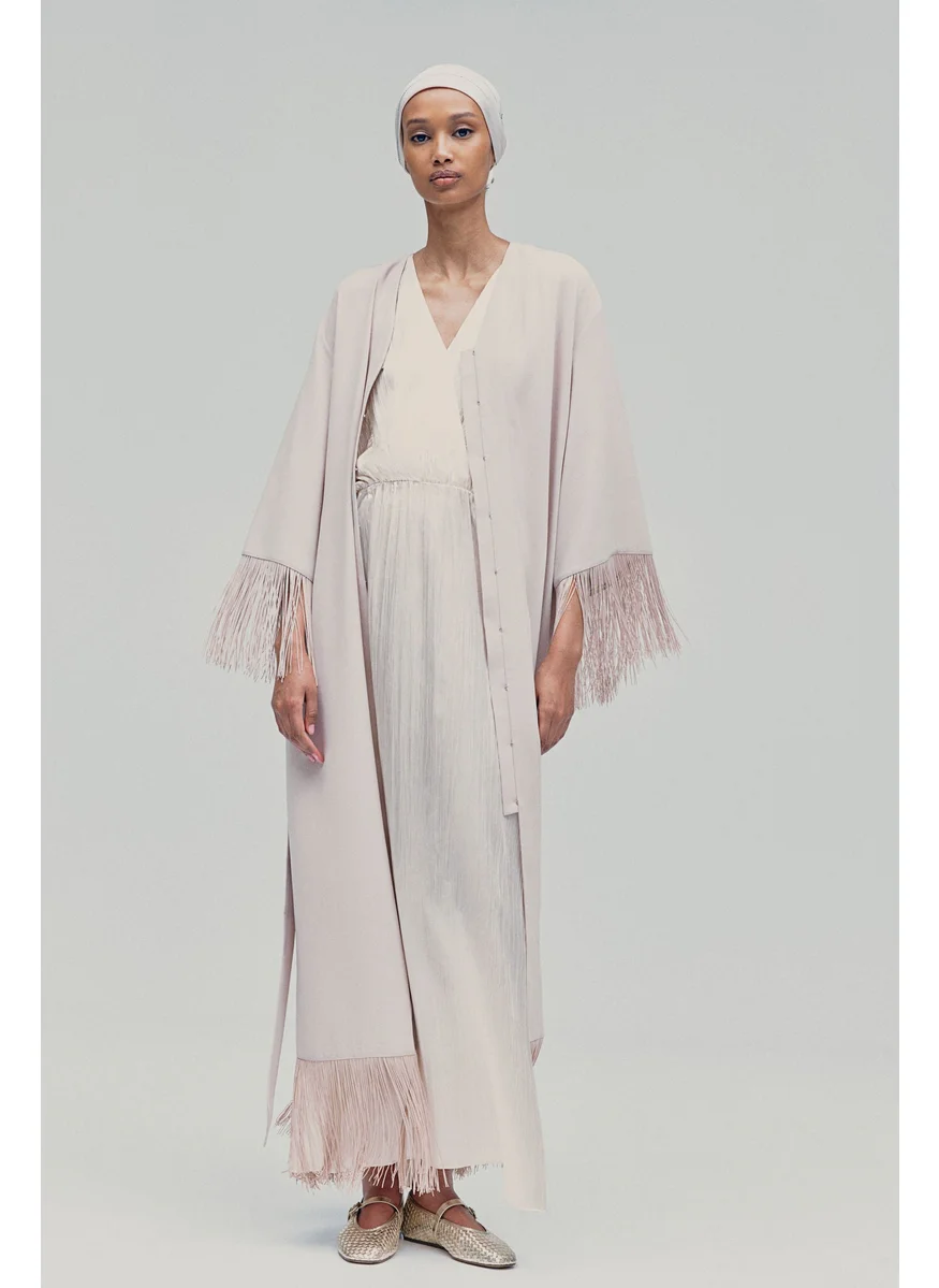 اتش اند ام Fringe-Trimmed Kaftan