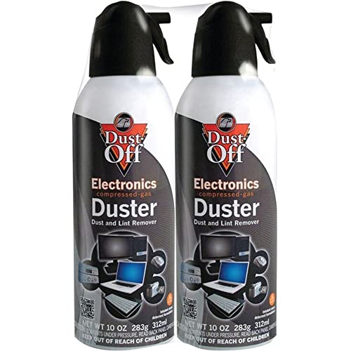 Falcon Dust-Off Compressed Gas Dusters, 10 Oz, Pack Of 2 - Image 2